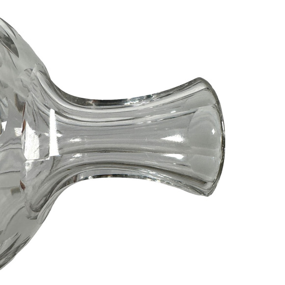 Antique American Brilliant Cut Glass Pitcher Carafe Decanter Floral Etched ABP - Picture 3 of 10